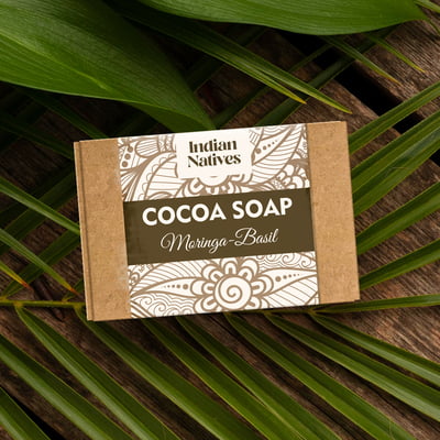 Cocoa Soap (Moringa Basil)